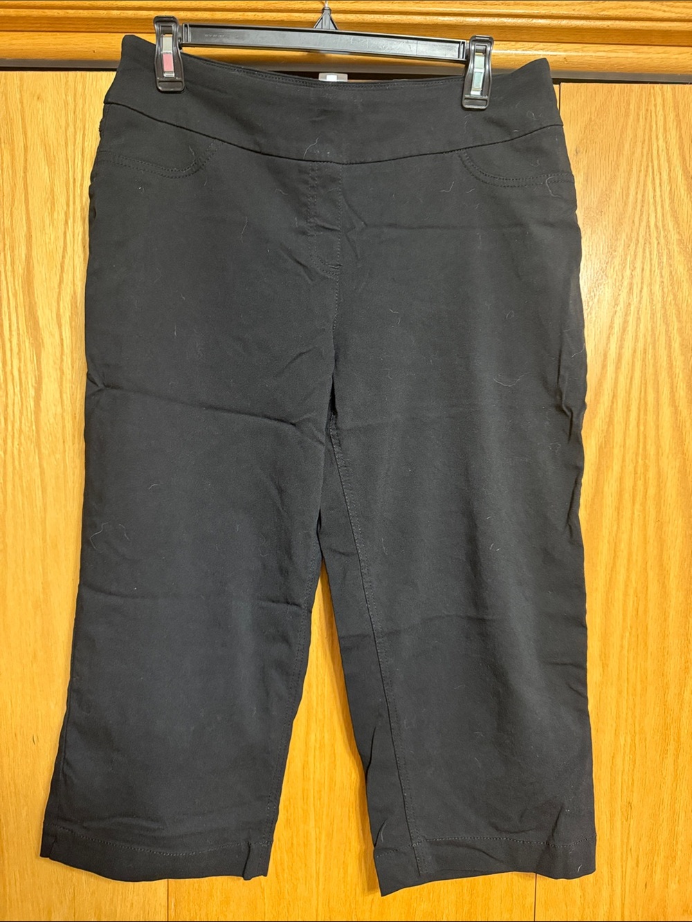 Westbound Black Cropped Ponte Pants